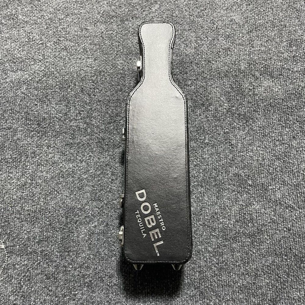 Maestro Dobel Tequila Leather Bottle Presentation Display Case 14 Inch